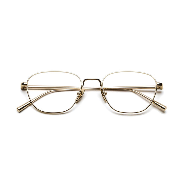 Titan Polygon Optical / Gold Titanium & Clear Lens - Shade Files